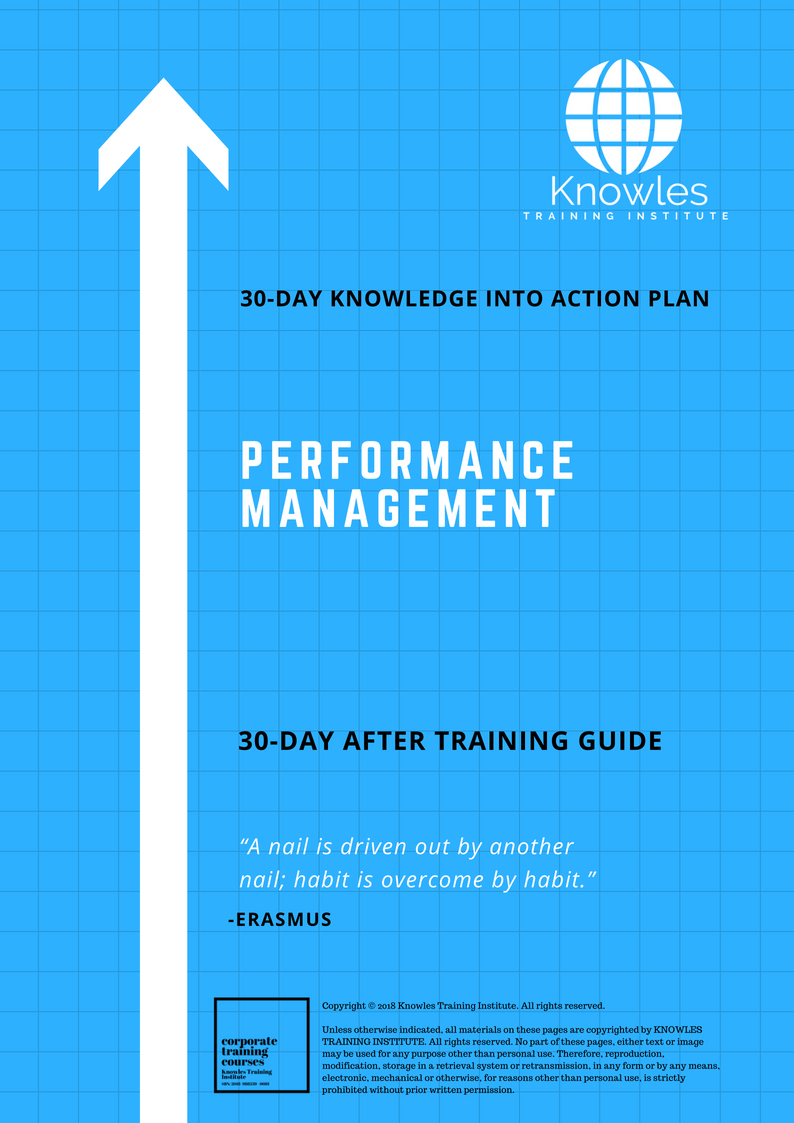 Performance Management Training Course