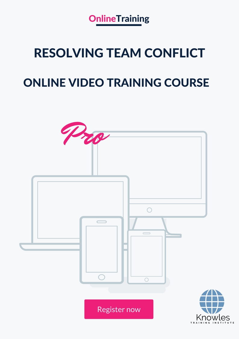 Resolving Team Conflict Course
