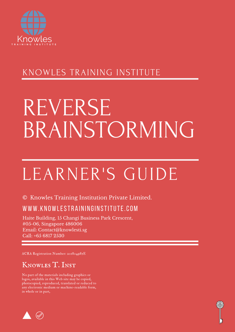 Reverse Brainstorming Training Course