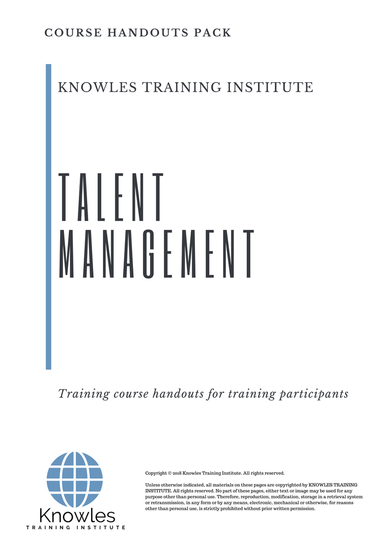 Talent Management Training Course