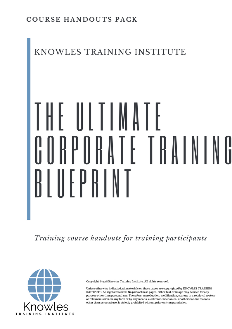 The Ultimate Corporate Training Blueprint Course