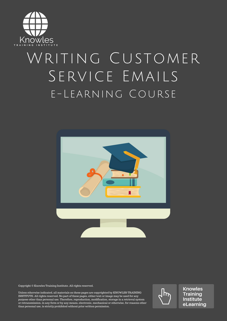 Writing Customer Service Emails Course