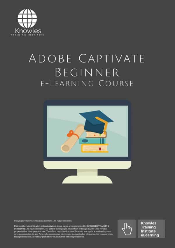 Adobe Captivate Beginner Training Course In Singapore Knowles