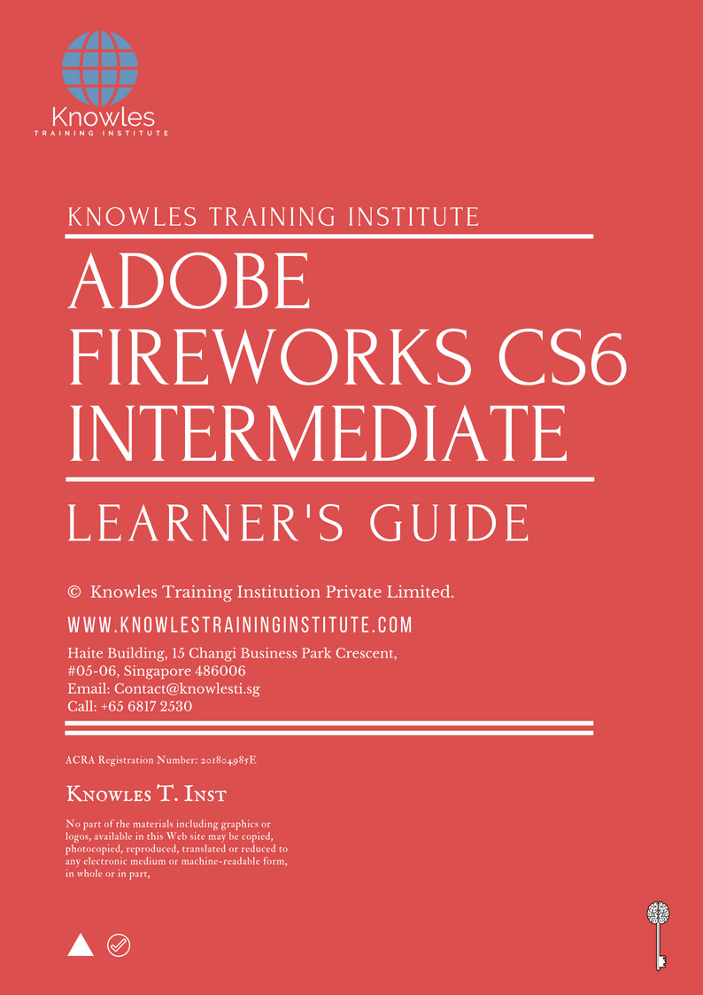 Adobe Fireworks Cs6 Intermediate Training Course Learner’s Guide