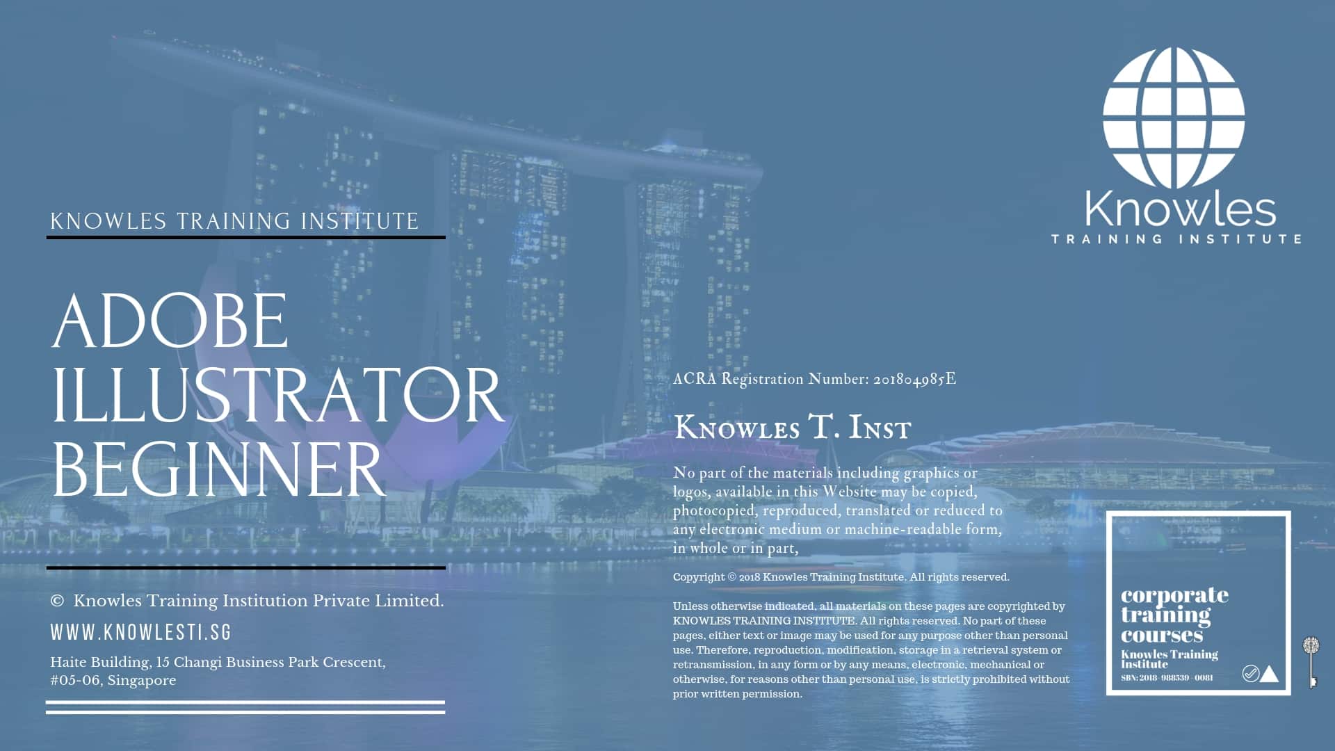 Adobe Illustrator Beginner Training Course in Singapore