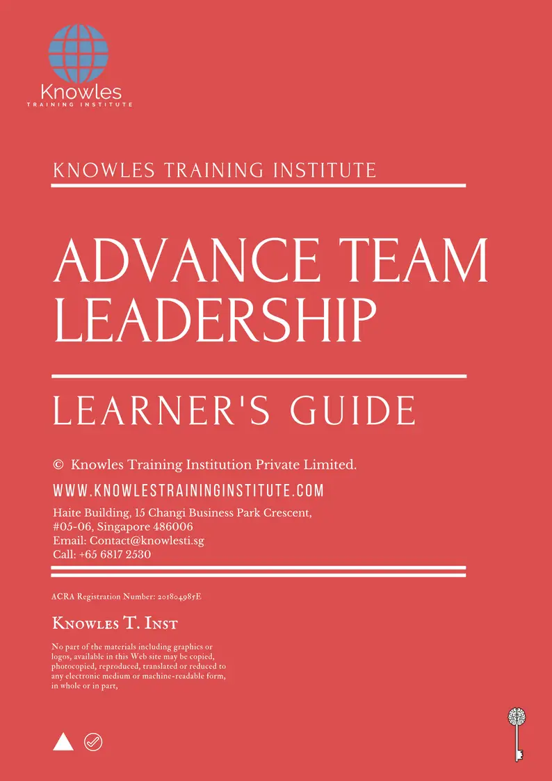 Advance Team Leadership Course