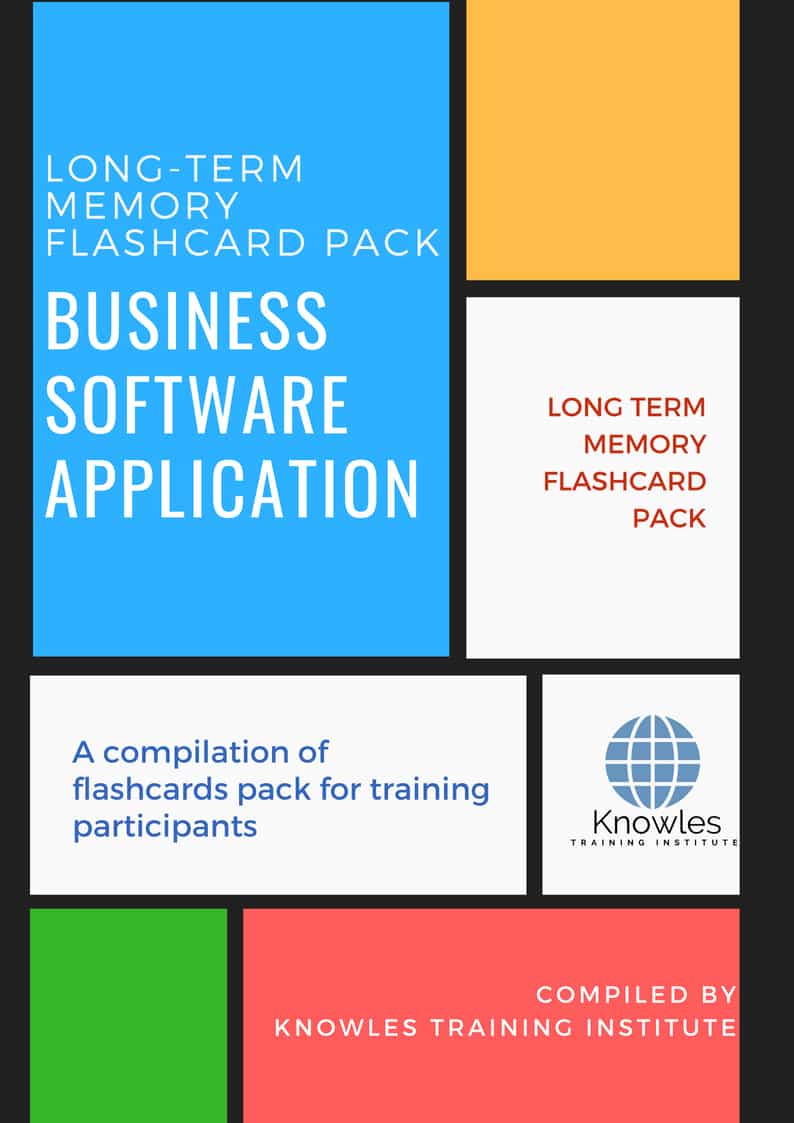 Business Software Application Training Flashcards