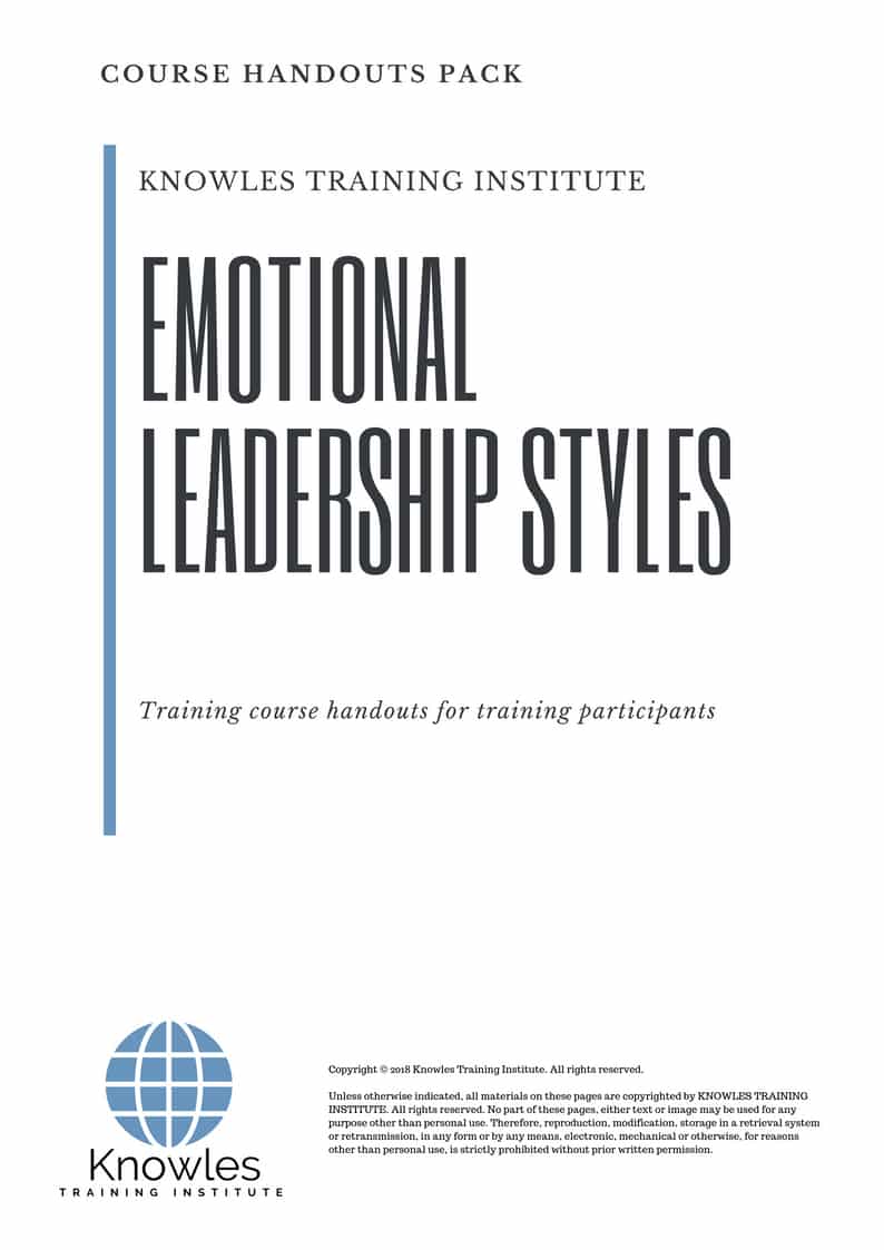 Emotional Leadership Styles Course Handouts