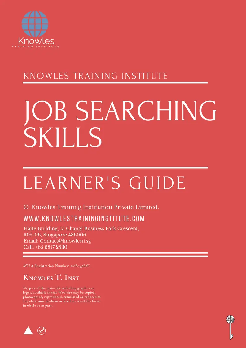 Job Searching Skills Course