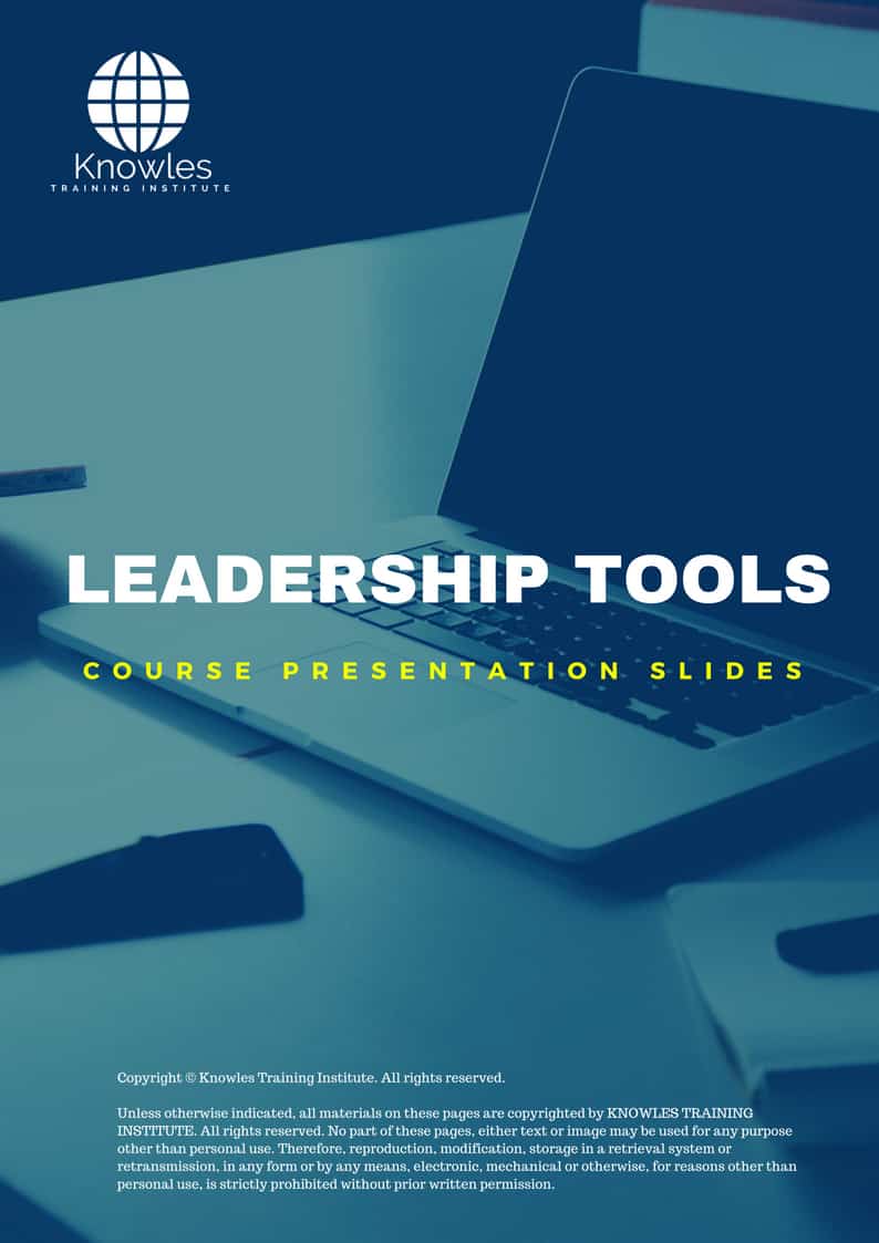 Leadership Tools Training Course Presentation Slides