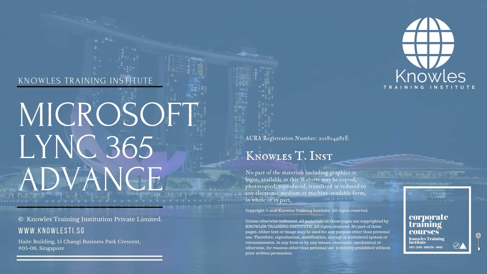Microsoft Lync 365 Advance Training Course in Singapore