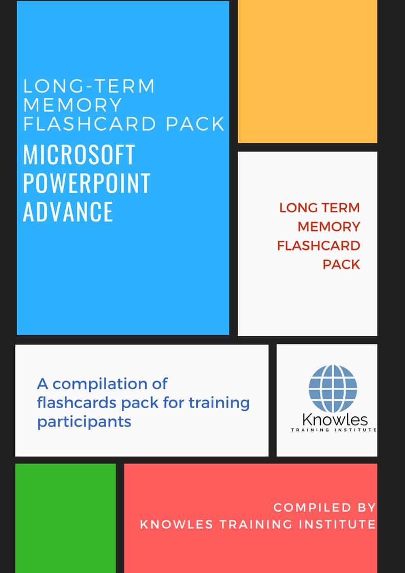 Microsoft Powerpoint Advance Training Flashcards