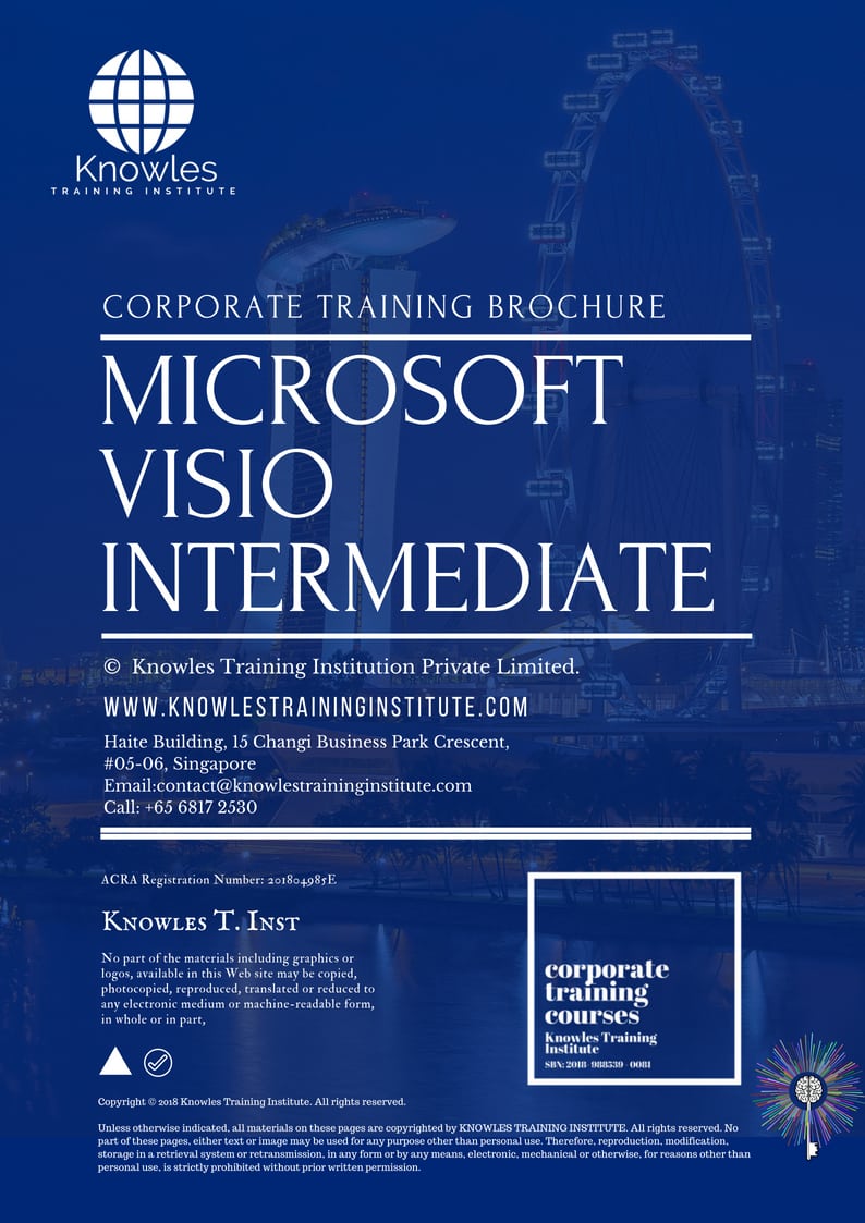 Microsoft Visio Intermediate Training Course Brochure