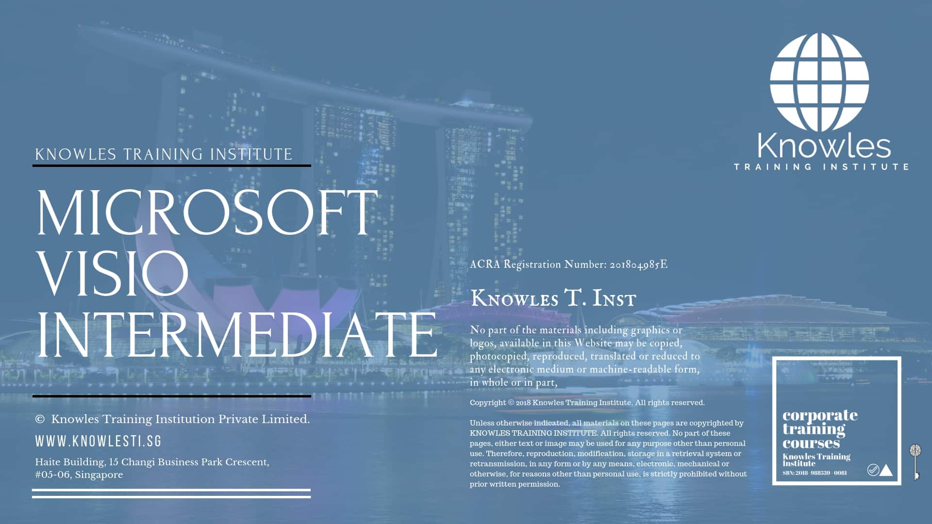 Microsoft Visio Intermediate Training Course in Singapore