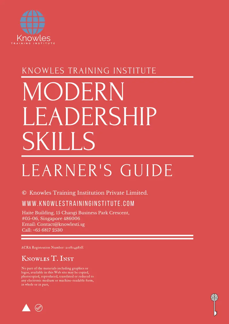 Modern Leadership Training Course