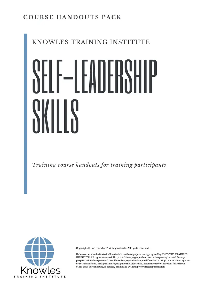 Self-Leadership Training Course