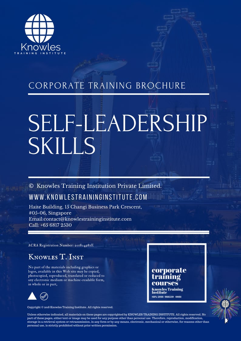 Self-Leadership Skills Training Course Brochure