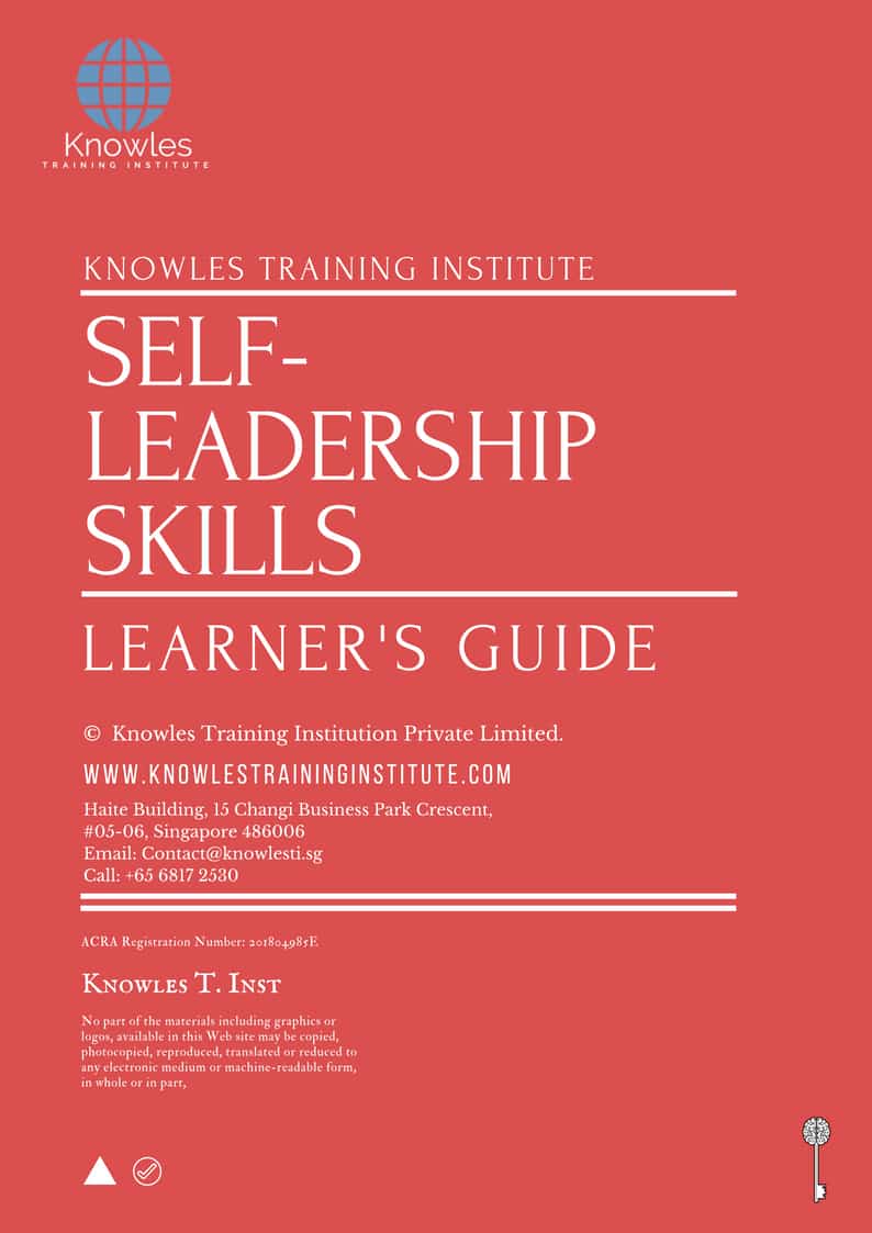 Self-Leadership Skills Training Course Learner’s Guide Self-Leadership Training Course