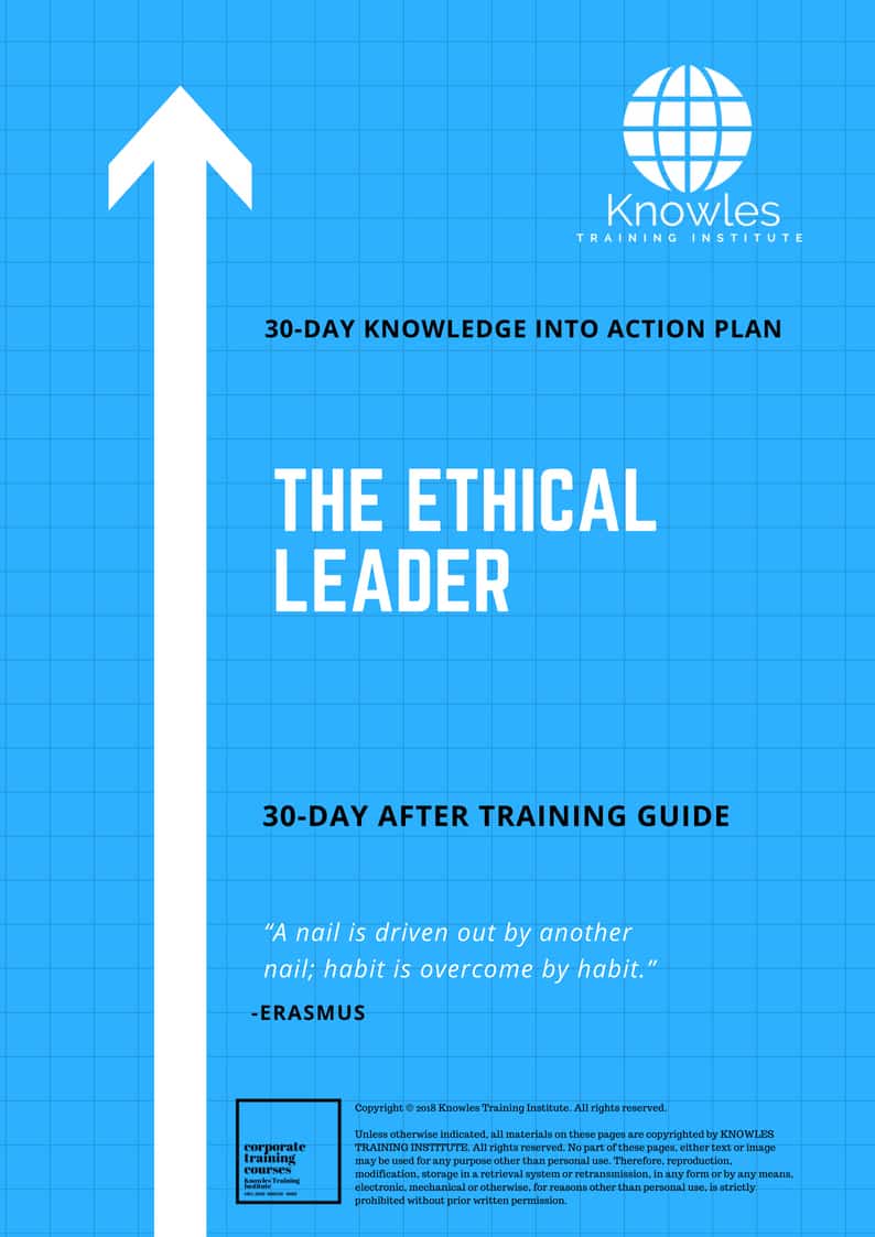 The Ethical Leader 30 Day After Training Guide