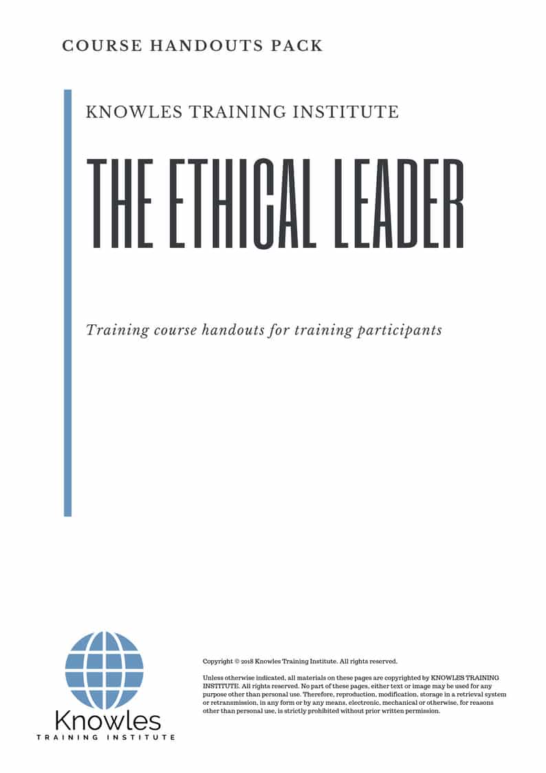 The Ethical Leader Course Handouts