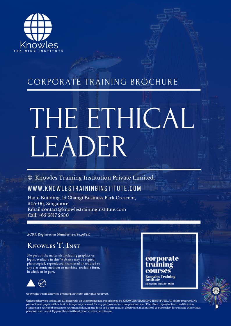 The Ethical Leader Training Course Brochure