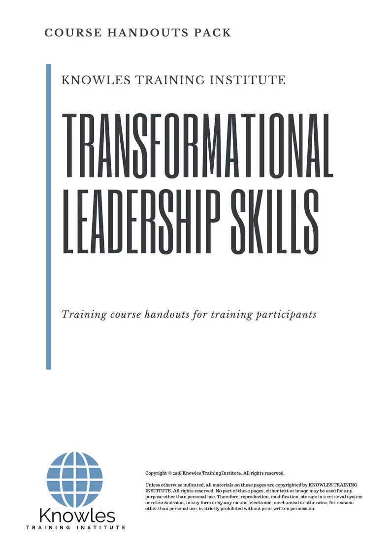 Transformational Leadership Training Course