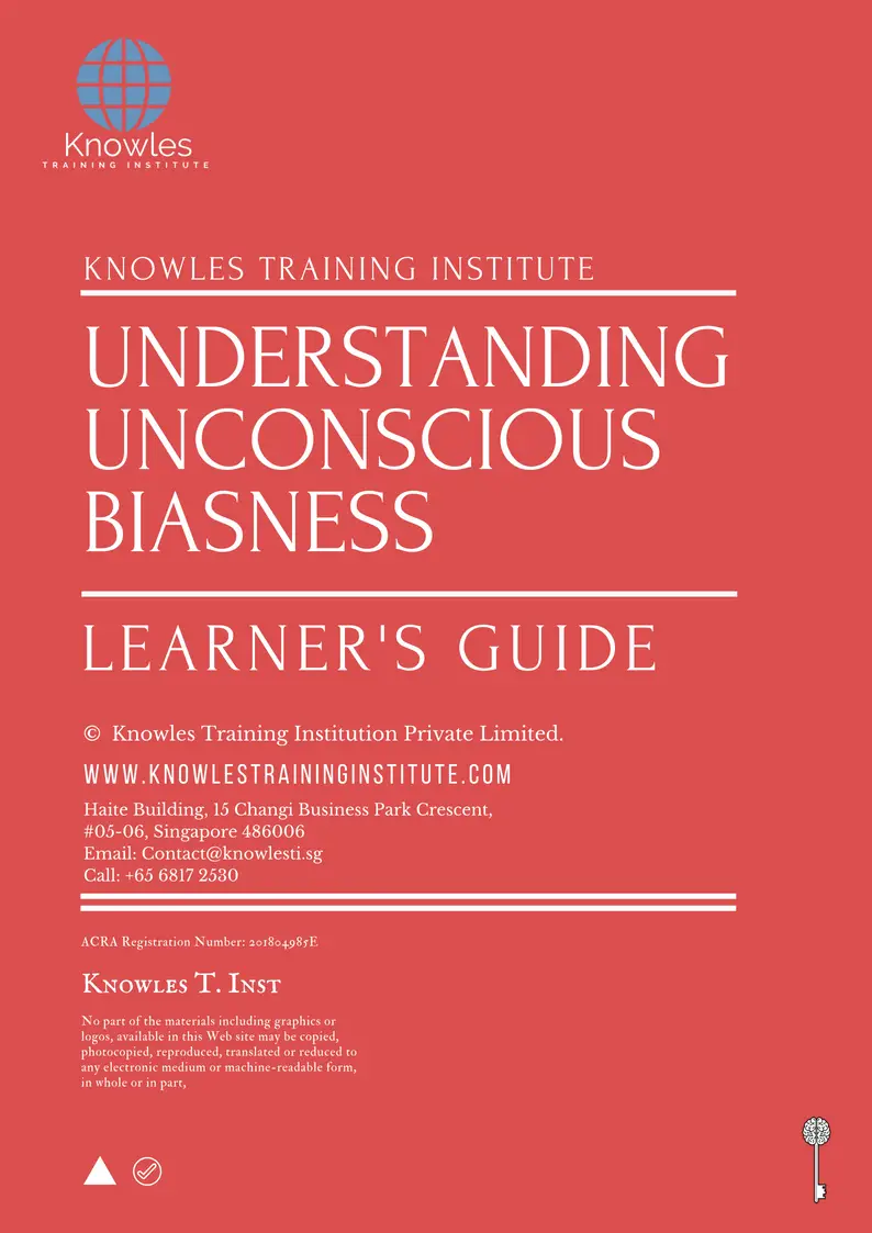 Understanding Unconscious Biasness Course