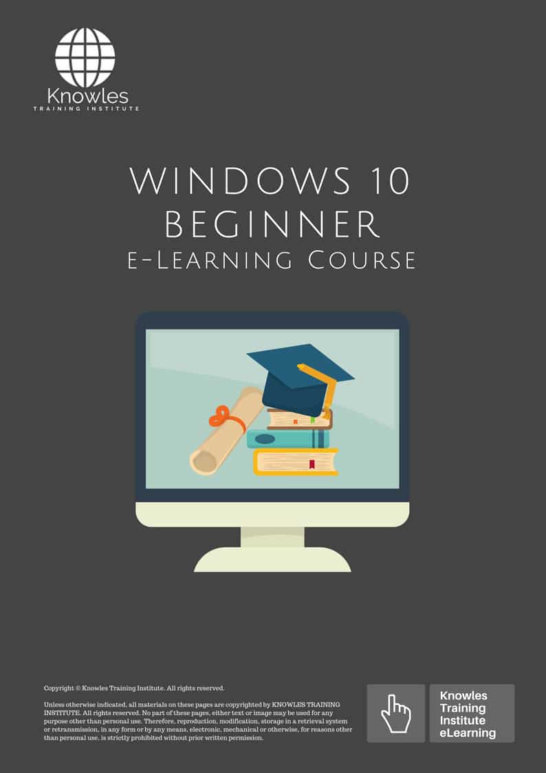 Windows 10 Beginner E-Learning Training Course
