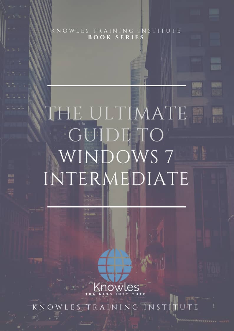 Windows 7 Intermediate Book