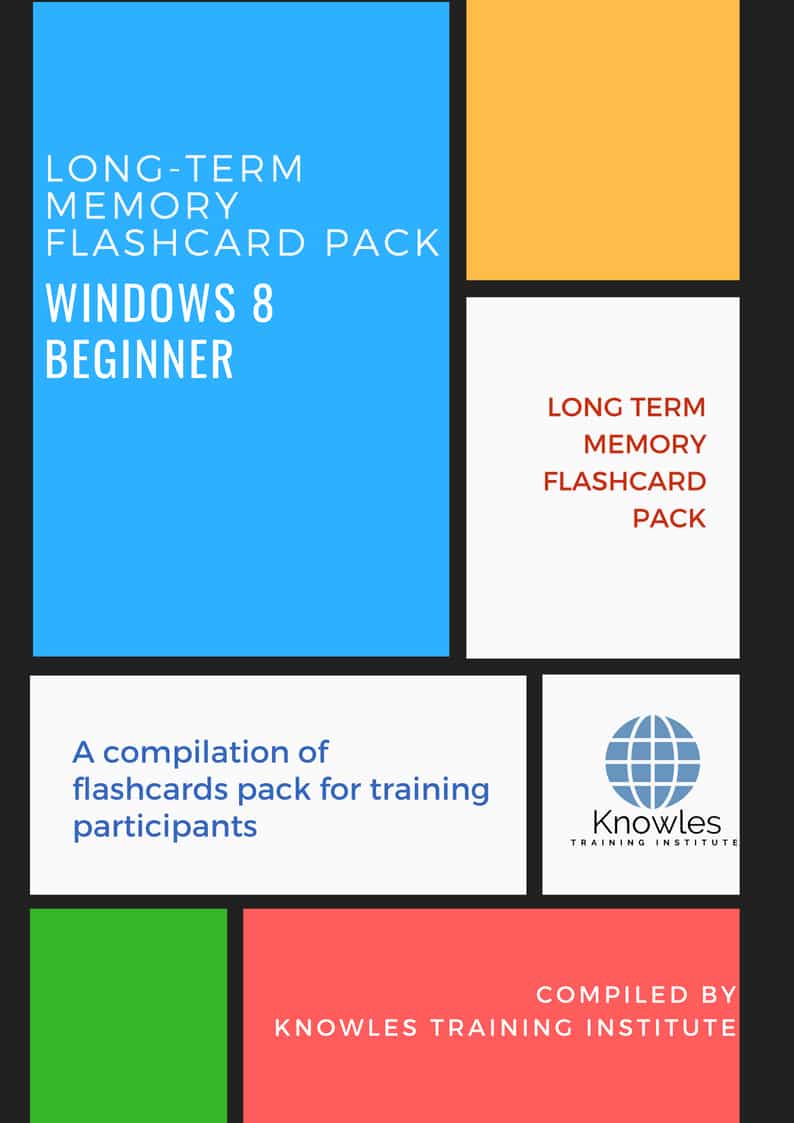 Windows 8 Beginner Training Flashcards