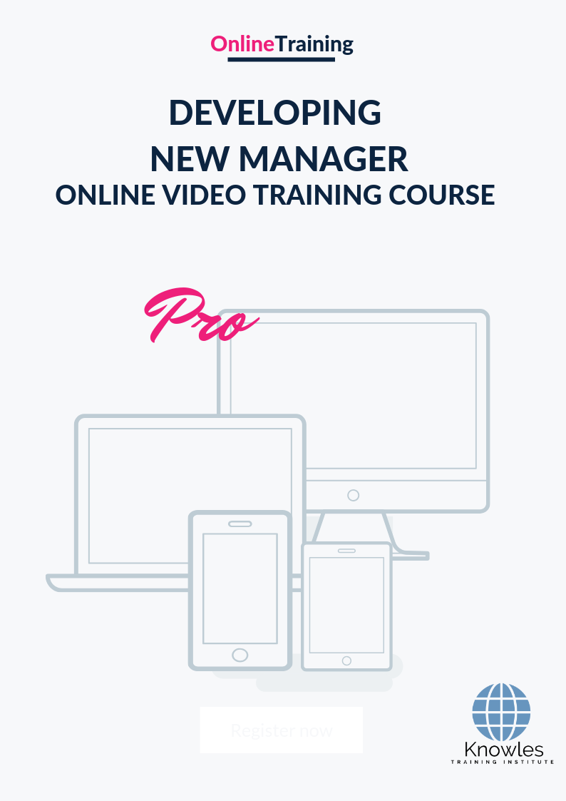 Developing New Manager Training Course