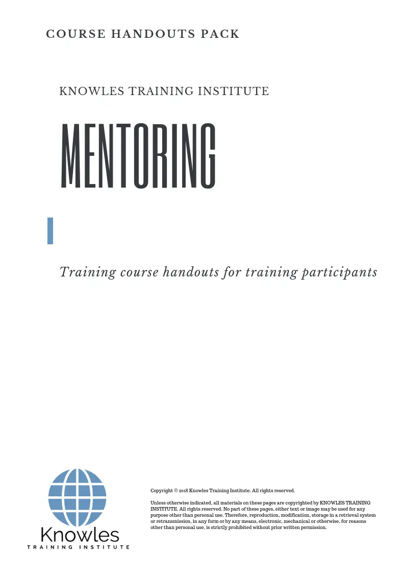 Mentoring Training Course