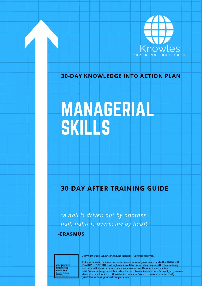 Managerial Skills Training Course