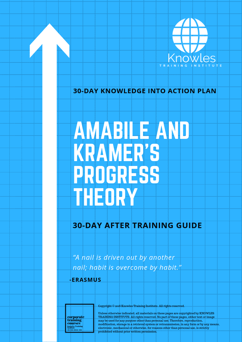 Amabile And Kramers Progress Theory Training Course In Singapore Knowles Training Institute 5041