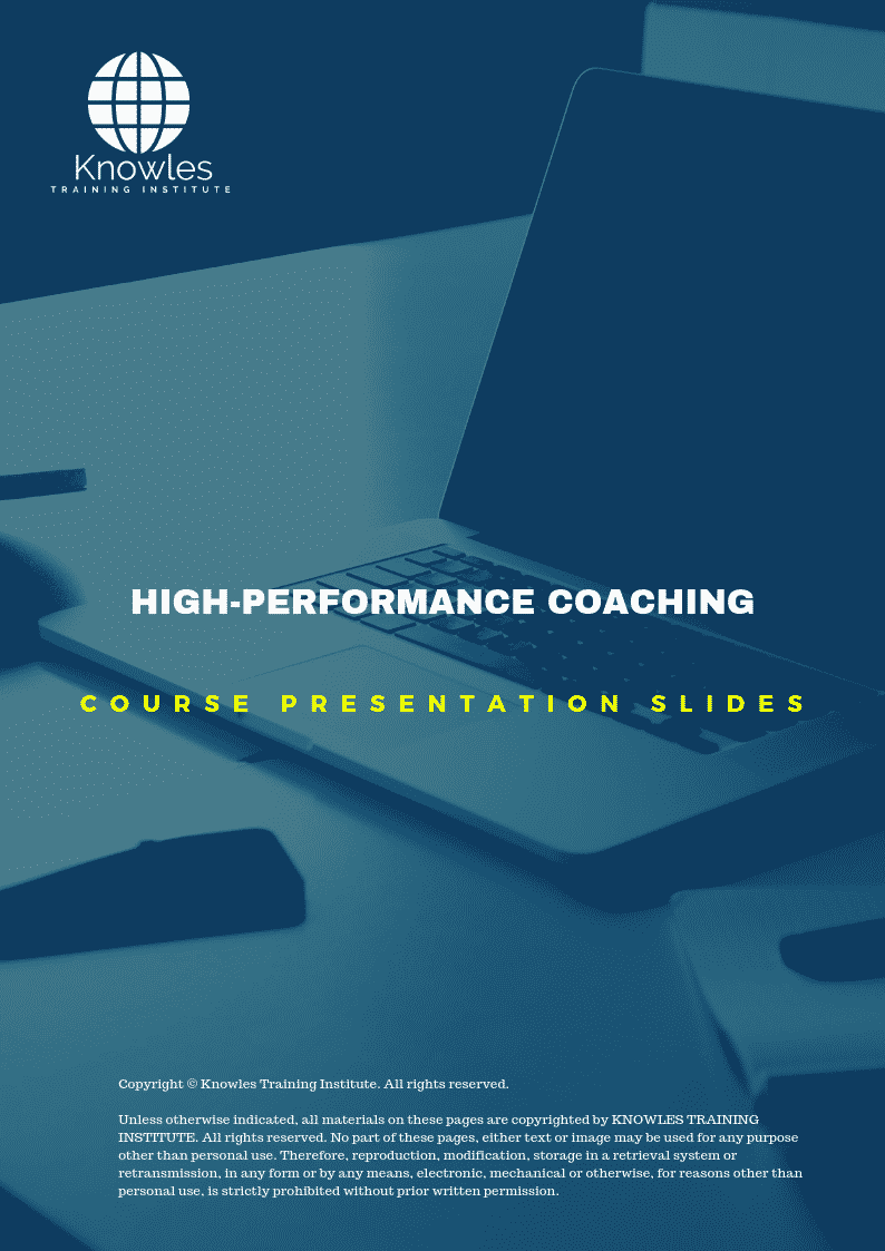 High-Performance Coaching Course