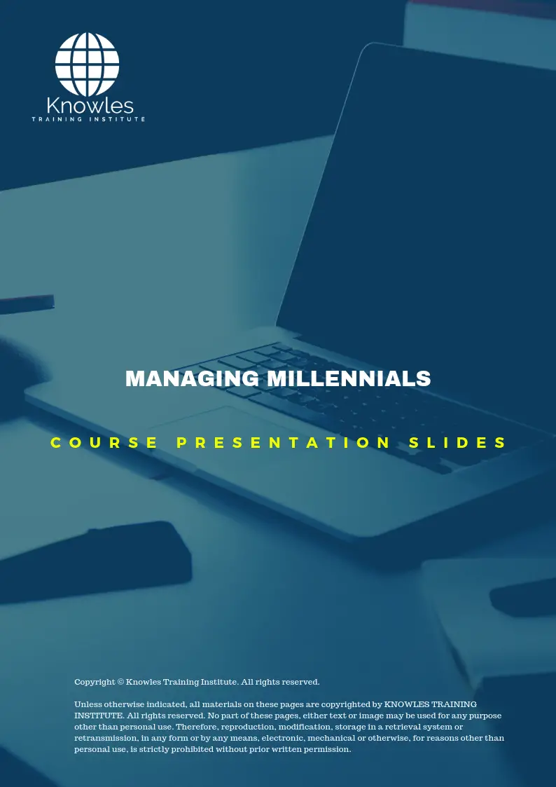 Managing Millennials Training Course