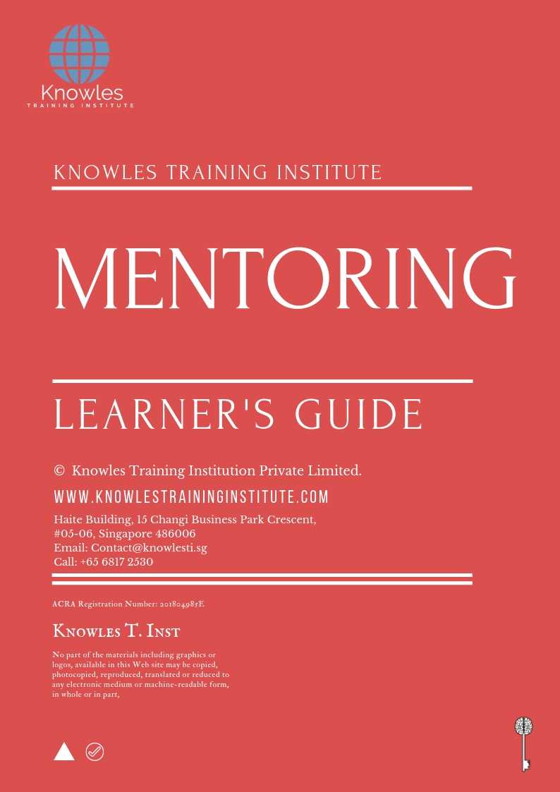 Mentoring Training Course