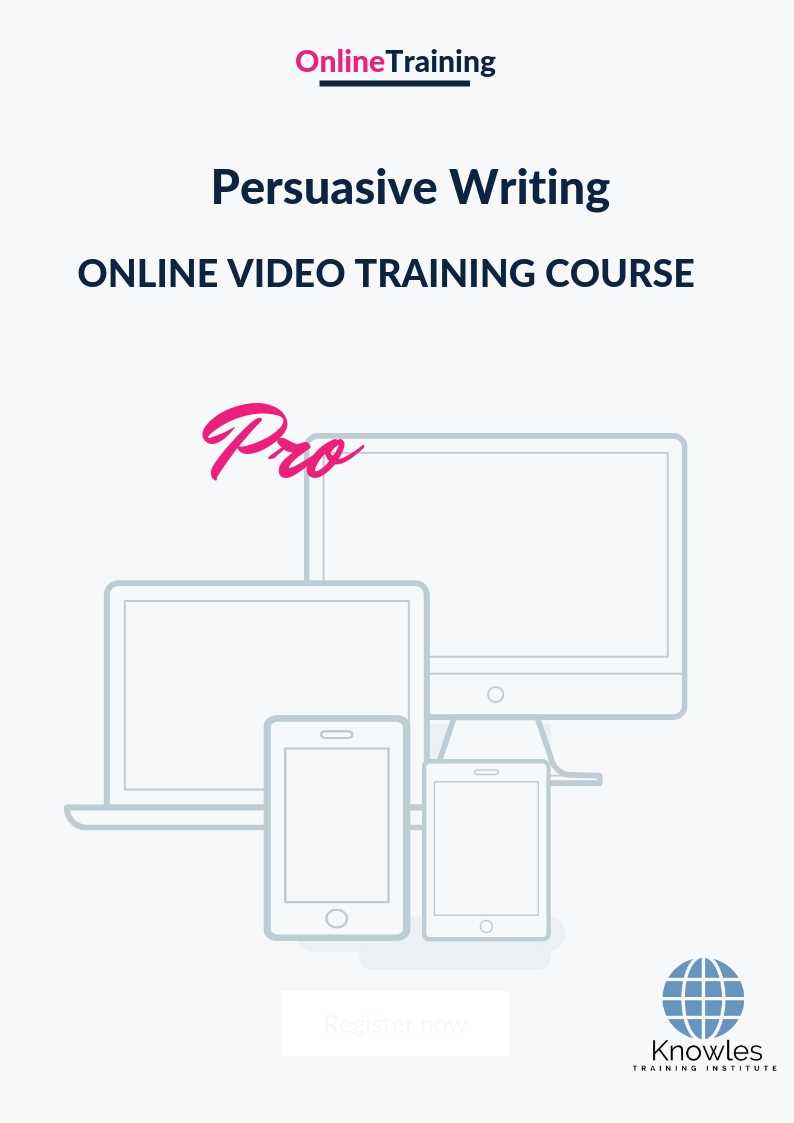 Persuasive Writing Training Course