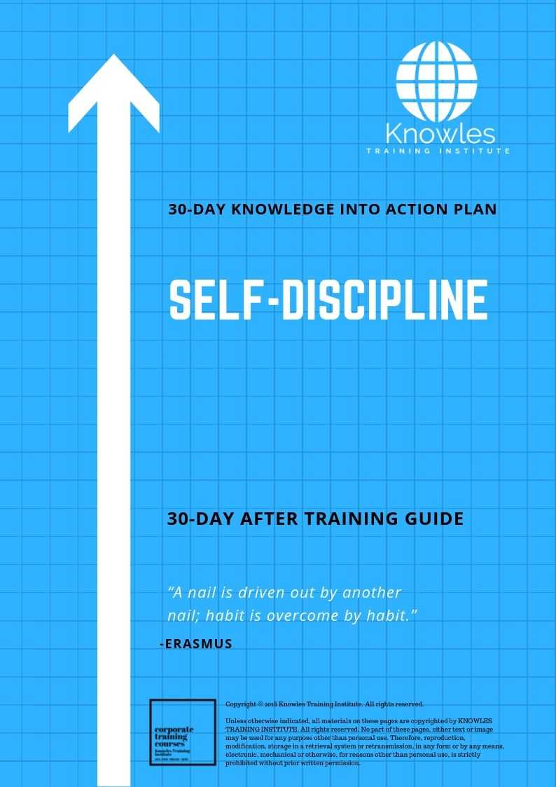 Self-Discipline Training Course