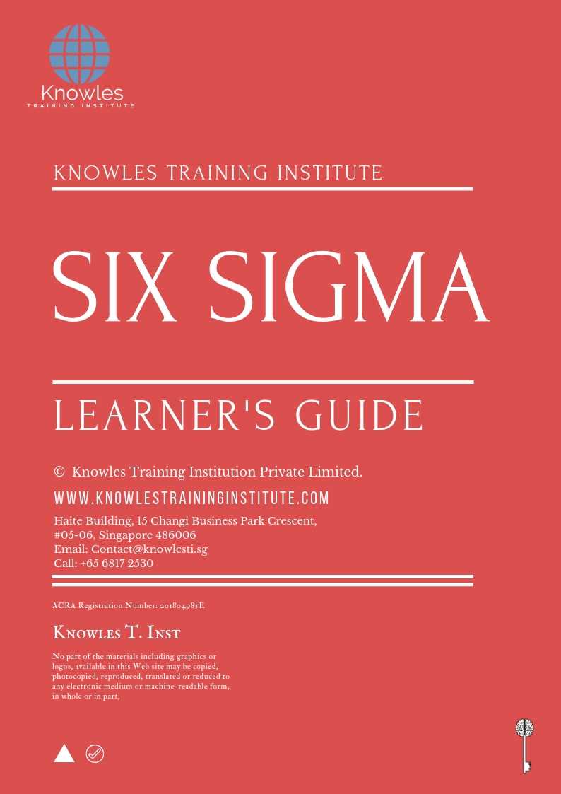 Six Sigma Training Course