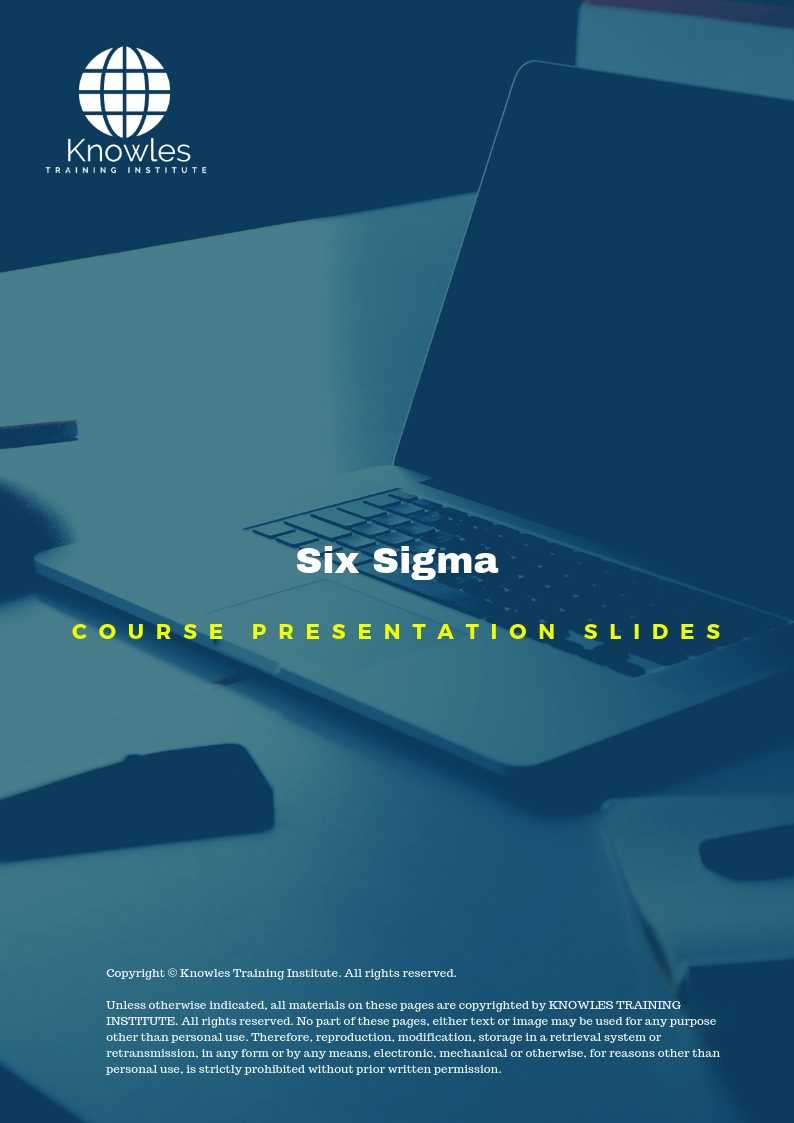 Six Sigma Training Course